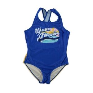 Banana Boat Crew Neck Bikini One Piece Swimsuit Size 7/8